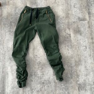 Fitted Green joggers